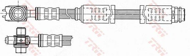 TRW PHD946 Шланг тормозной передний в наличии Каменское