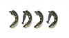 Sapatas do freio traseiras de tambor S85511 BREMBO