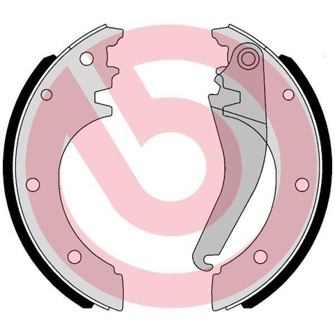 BREMBO SA6509 Колодки тормозные задние барабанные в наличии Тернополь