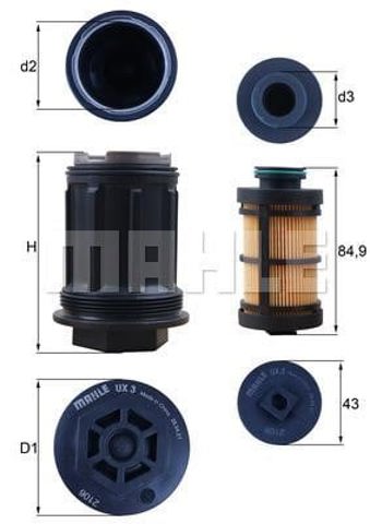 UX3KIT Фильтр ad blue купить Сумы