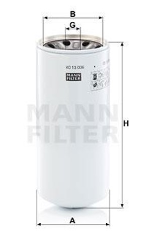 WD13006X MANN Фильтр гидравлической системы купить в Каменское