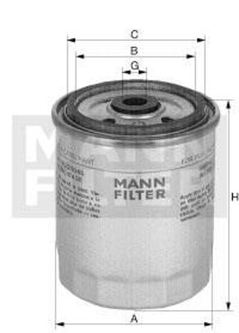 MANN WK11051 Фильтр топливный в наличии Чернигов