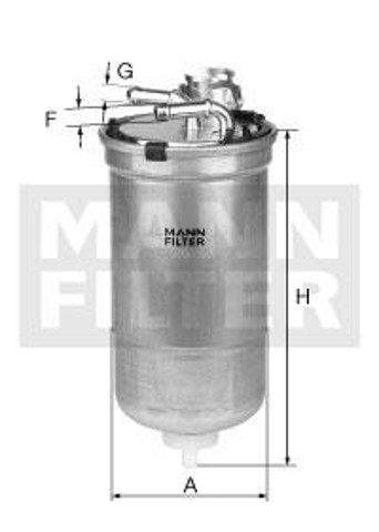 MANN WK8059 Фильтр топливный в наличии Хмельницкий
