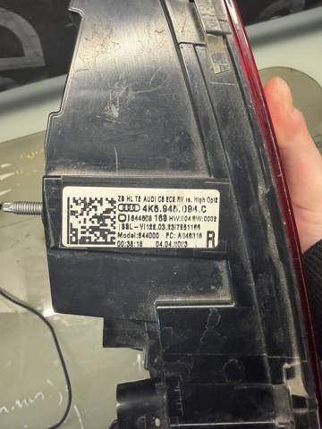 VAG 4K5945094C Фонарь задний правый внутренний в наличии Сумы