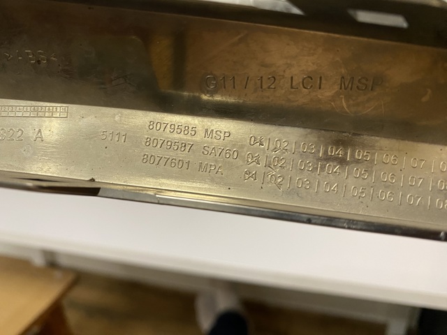 51118079587 BMW Накладка бампера переднего левая купить в Сумы