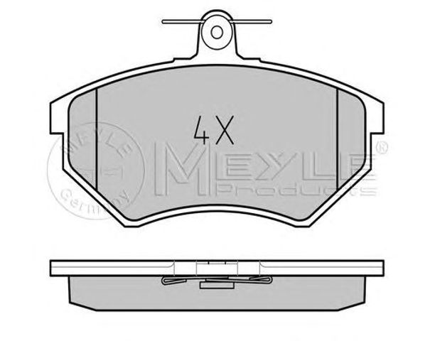 MEYLE 0252016816 Колодки тормозные передние дисковые в наличии Днепр