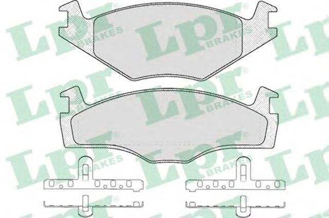 05P224 LPR Колодки тормозные передние дисковые купить в Житомир