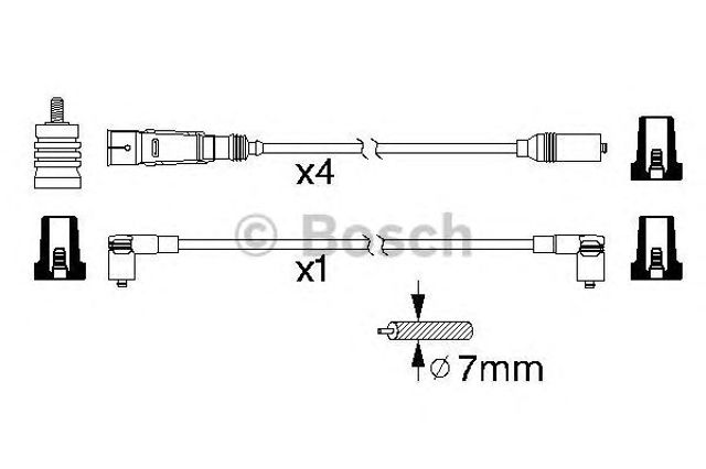 0986356338 BOSCH Высоковольтные провода купить в Ирпень