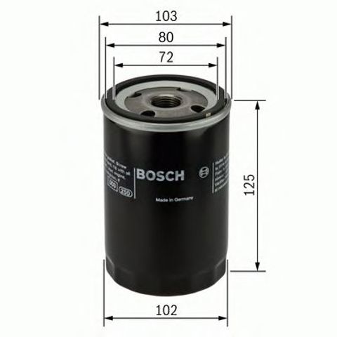 BOSCH 0986452062 Фильтр масляный в наличии Львов