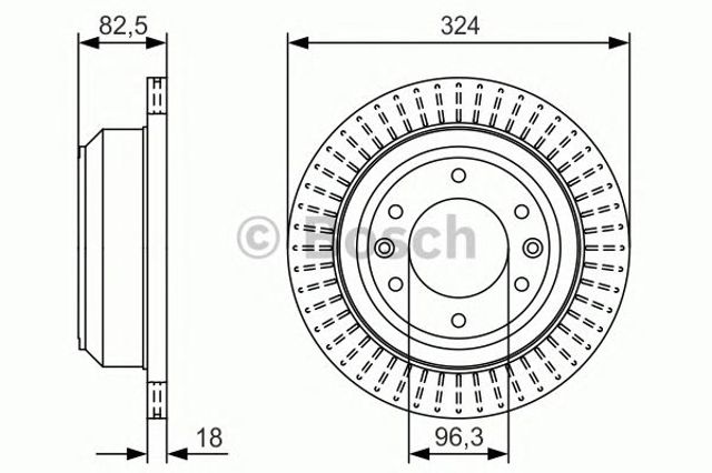 0986479U29 BOSCH Тормозные диски купить в Черкассы