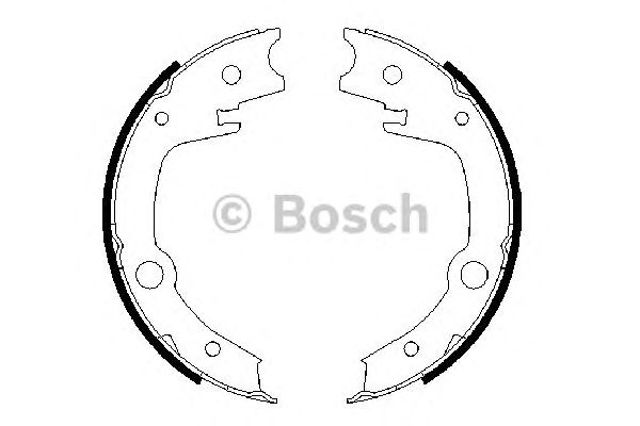 0986487679 BOSCH Колодки ручника (стояночного тормоза) купить в Чернигов