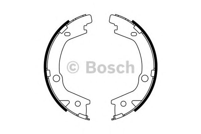 BOSCH 0986487770 Задние барабанные колодки в наличии Хмельницкий