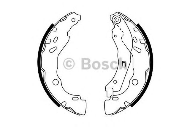 0986487771 BOSCH Колодки тормозные задние барабанные купить в Винница