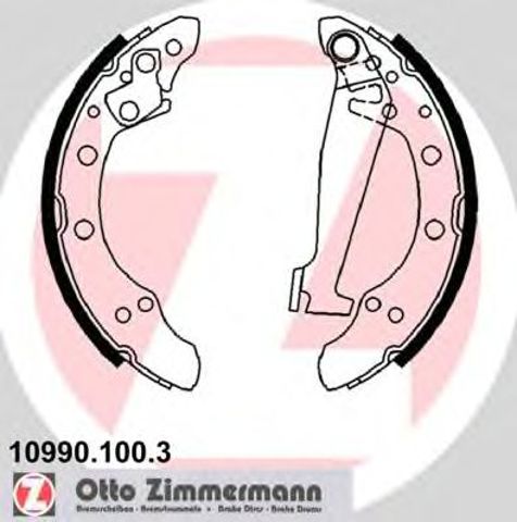 109901003 ZIMMERMANN Колодки тормозные задние барабанные купить в Кривой Рог