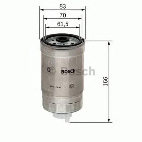 1457434310 BOSCH Фильтр топливный купить в Каменское