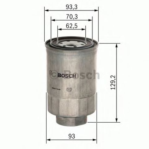 BOSCH 1457434438 Топливный фильтр в наличии Киев