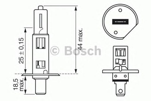 1987302411 BOSCH Лампочка галогенная купить в Днепр