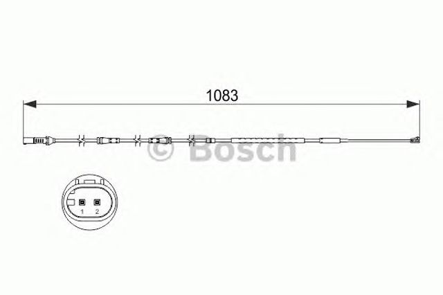 1987473500 Датчик износа тормозных колодок передний купить Ужгород