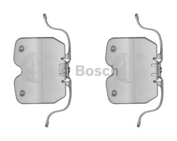 BOSCH 1987474725 Комплект пружинок крепления дисковых колодок передних в наличии Полтава