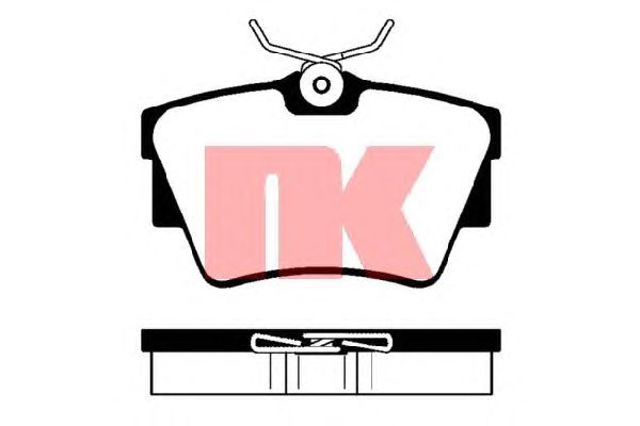 223627 NK Задние тормозные колодки купить в Черкассы