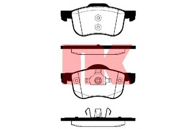 224820 NK Передние тормозные колодки купить в Чернигов