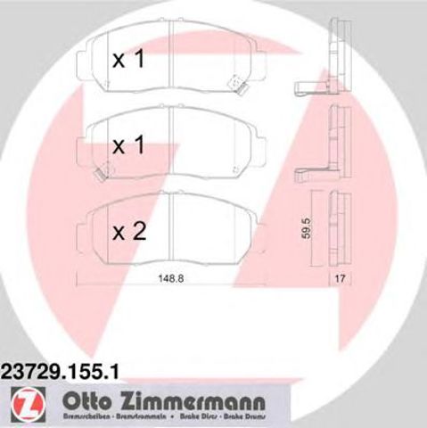 237291551 Передние тормозные колодки купить Николаев