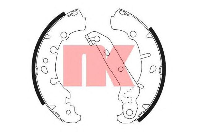 2725673 NK Колодки тормозные задние барабанные купить в Чернигов