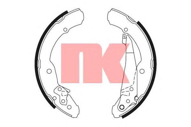 2743631 NK Задние барабанные колодки купить в Полтава