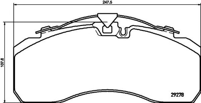 TEXTAR 2927801 Колодки тормозные передние дисковые в наличии Хмельницкий