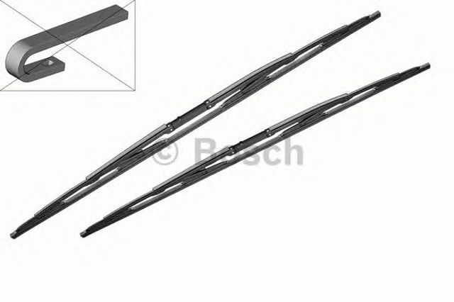 BOSCH 3397001866 Щетка-дворник лобового стекла, комплект из 2 шт. в наличии Сумы