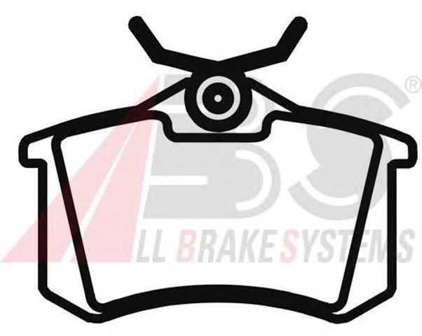ABS 36623 Задние тормозные колодки в наличии Черкассы