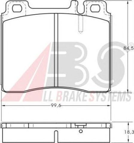 36825 ABS Передние тормозные колодки купить в Черновцы