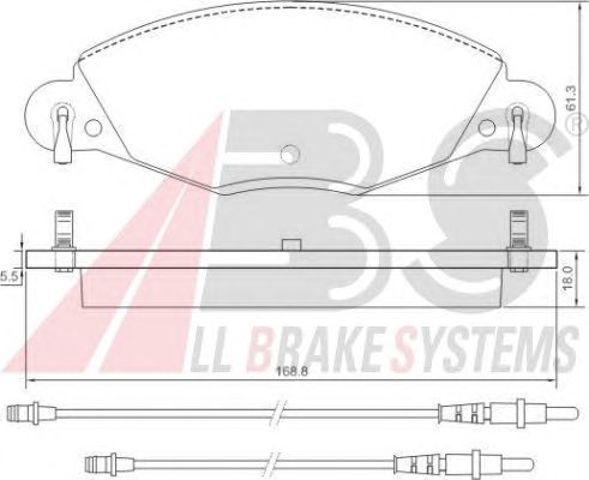 37285 ABS Колодки тормозные передние дисковые купить в Сумы