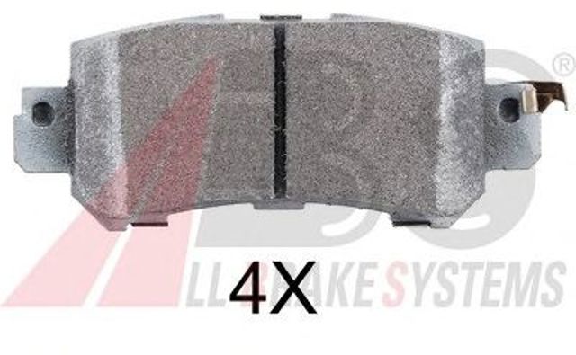 37931 ABS Колодки тормозные задние дисковые купить в Киев