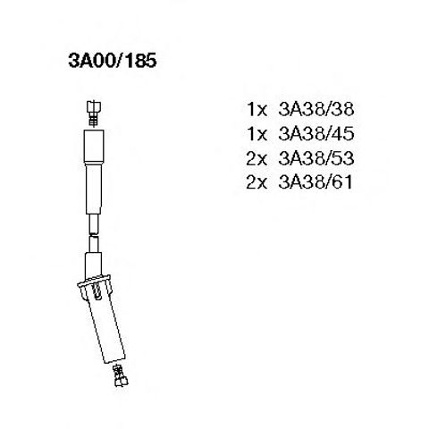 BREMI 3A00185 Высоковольтные провода в наличии Черкассы
