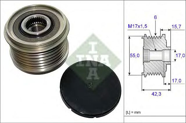 535015410 INA Шкив генератора купить в Каменское