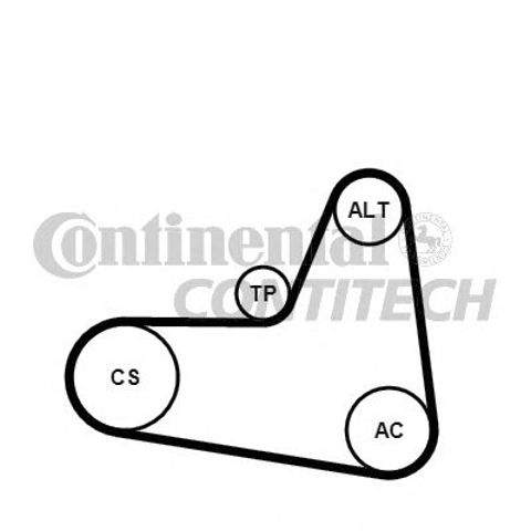 6PK1045K2 CONTINENTAL Ремень приводной купить в Ровно
