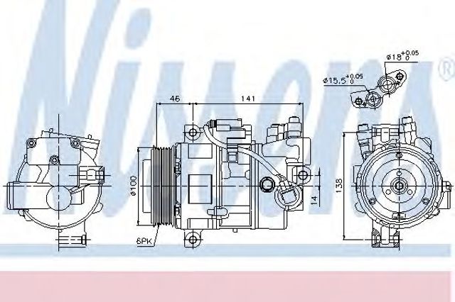 89043 Компрессор кондиционера купить Черновцы