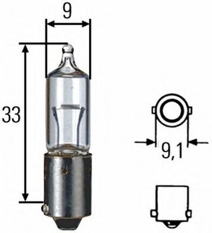 8GH002473191 HELLA Лампочка освещения салона купить в Житомир