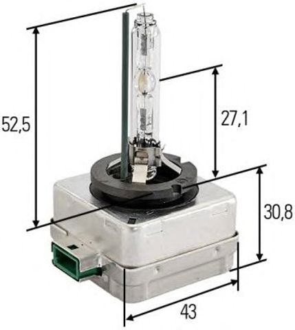 HELLA 8GS009028311 Лампочка ксеноновая в наличии Николаев