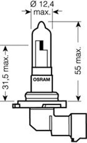 OSRAM 9005 Лампочка галогенная в наличии Полтава