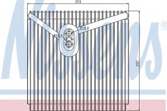 NISSENS 92267 Испаритель кондиционера в наличии Черкассы
