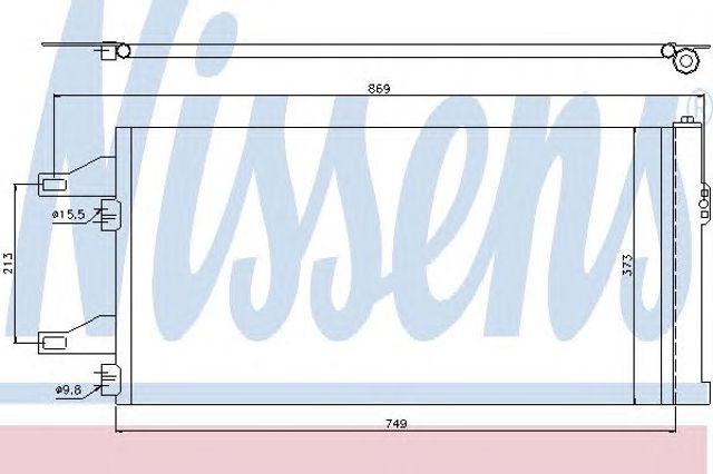 NISSENS 94985 Радиатор кондиционера в наличии Хмельницкий