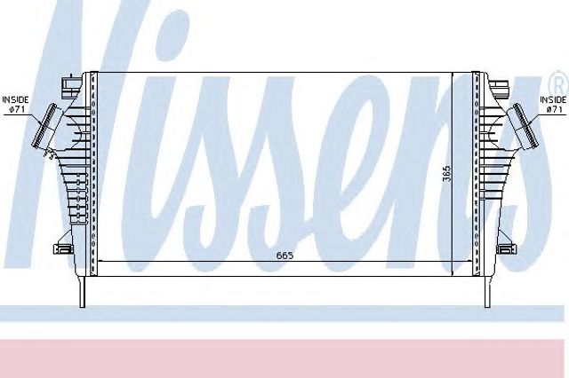 96554 NISSENS Интеркулер купить в Ужгород