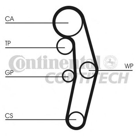 CT1028WP4 CONTINENTAL Комплект ГРМ купить в Николаев
