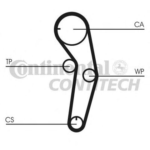 CONTINENTAL CT1053K1 Комплект ГРМ в наличии Ужгород