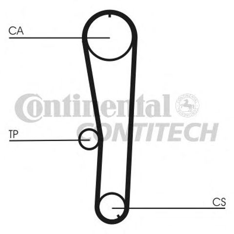 CONTINENTAL CT1072 Ремень ГРМ в наличии Днепр