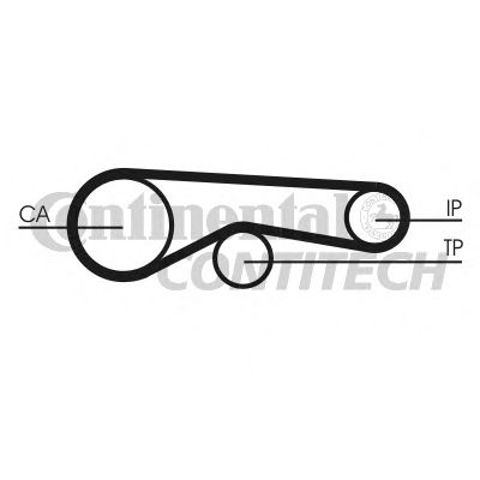 CONTINENTAL CT1118 Ремень ТНВД в наличии Полтава