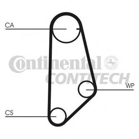 CONTINENTAL CT635 Ремень ГРМ в наличии Днепр