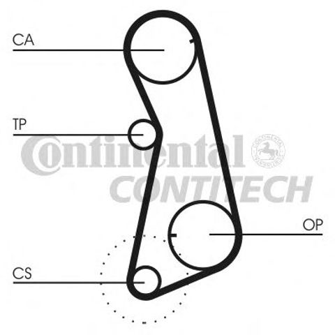 CT637 CONTINENTAL Ремень ГРМ купить в Чернигов